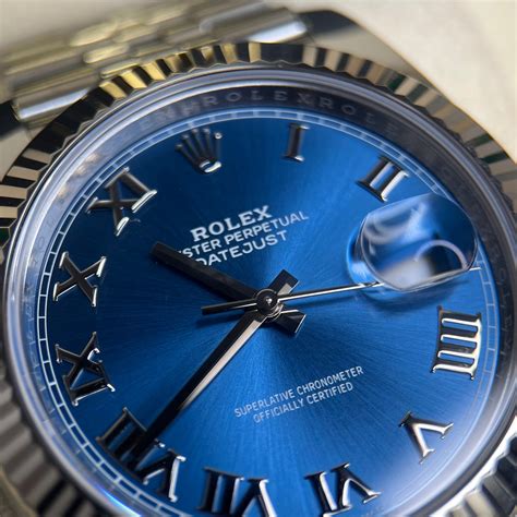 azzuro blue dial rolex
